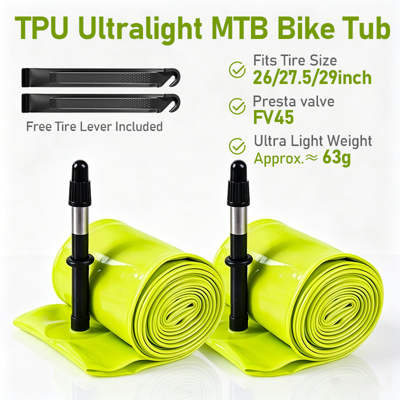 Gravel Bike Tires - Cámara de aire de TPU para