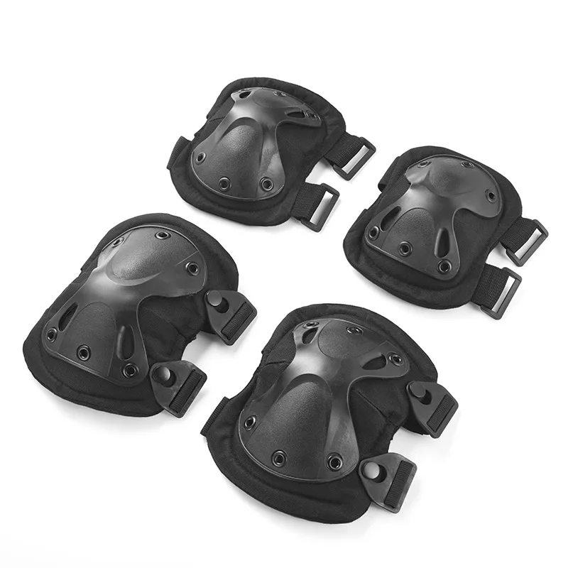 Cycling Gear Padding - Juego de protectores tácticos para rodillas