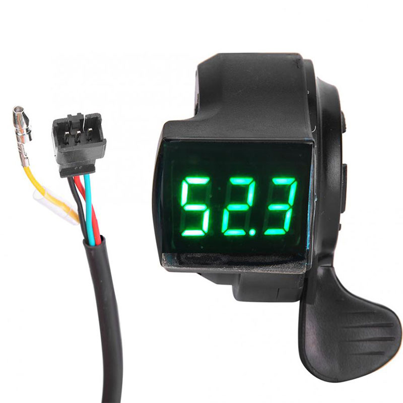Cycling Gear Display - Acelerador de pulgar para bicicleta eléctrica,