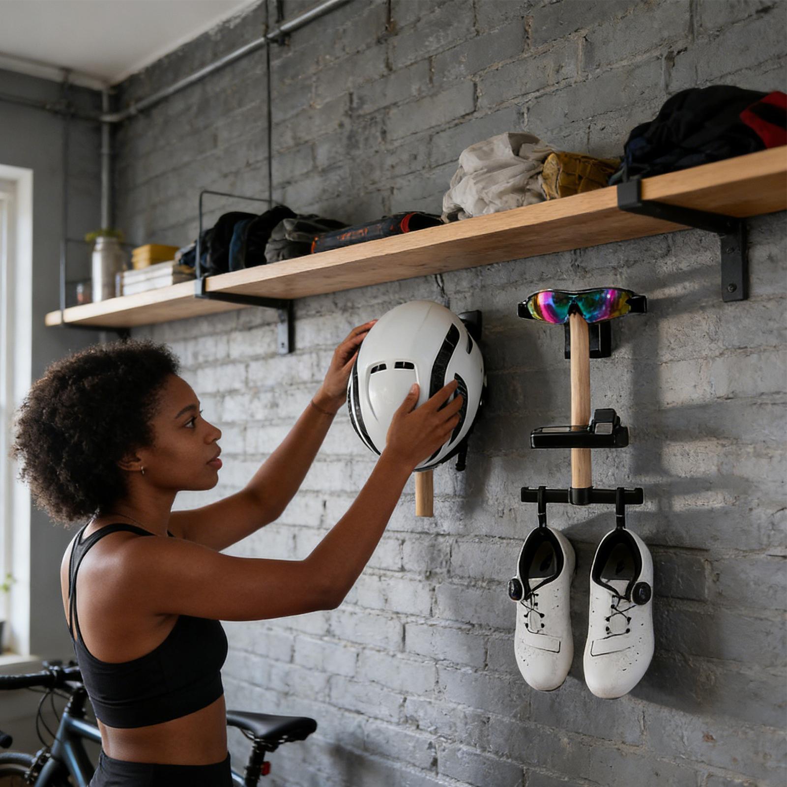 Soporte de Pared para Biciclet - Cycling Gear Storage reseña y precio