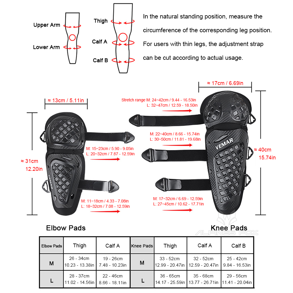 VEMAR equipo de protección par - Cycling Gear Padding reseña y precio