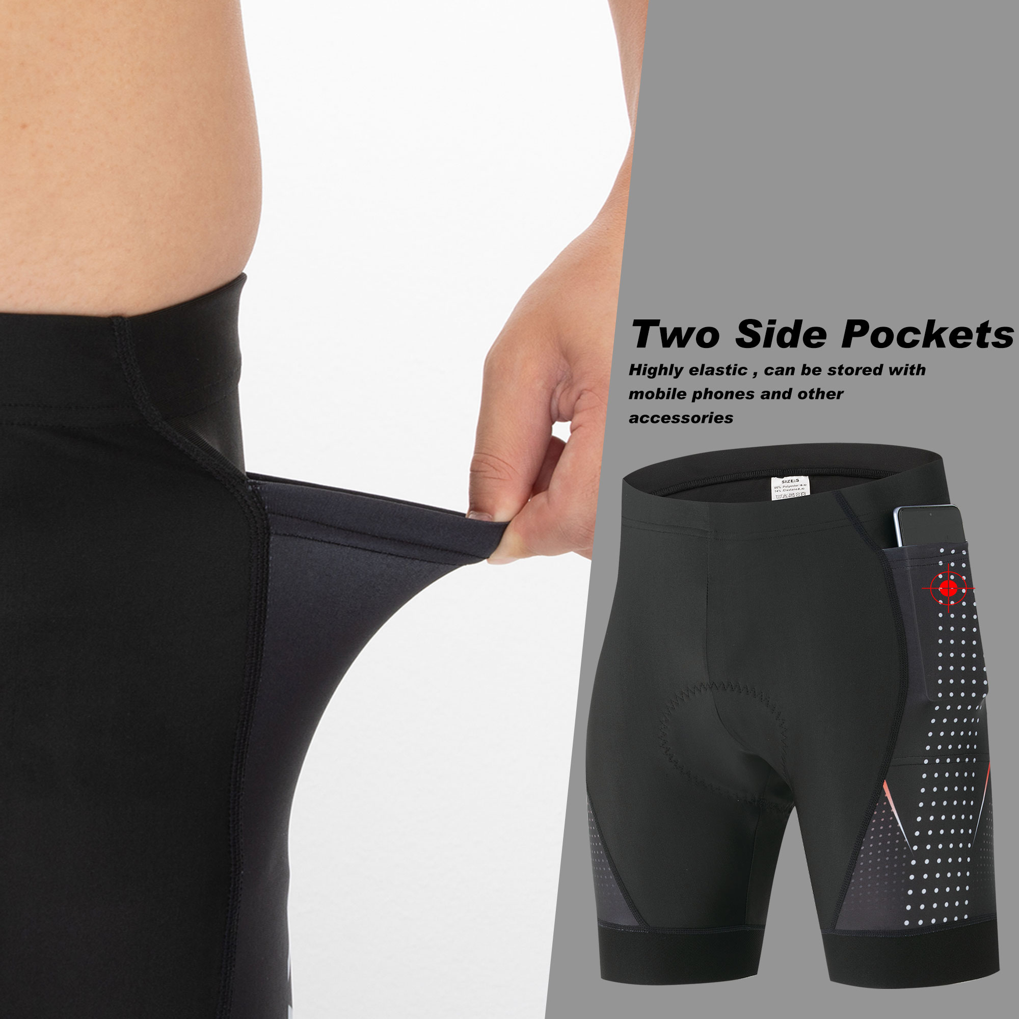 Pantalones Cortos de Ciclismo  - Cycling Gear Padding reseña y precio
