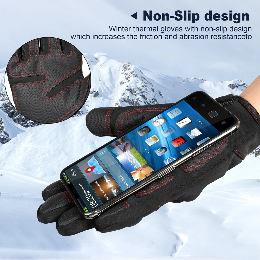 Guantes de invierno para motoc - Cycling Gear Display reseña y precio